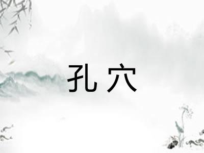 孔穴 孔穴
