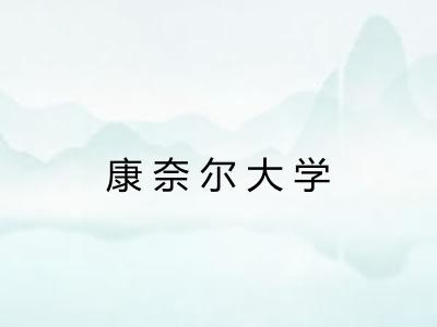 康奈尔大学 康奈尔大学