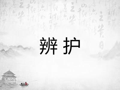 辨护 辨护