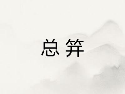 总笄