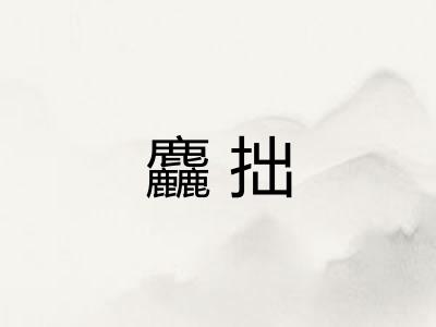 麤拙