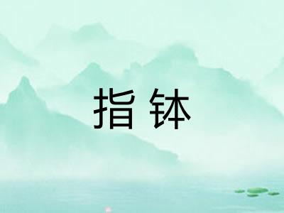 指钵
