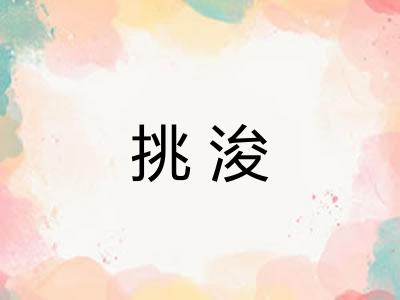 挑浚 挑浚