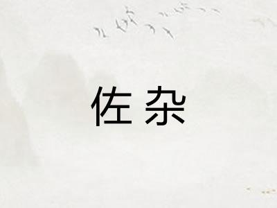 佐杂