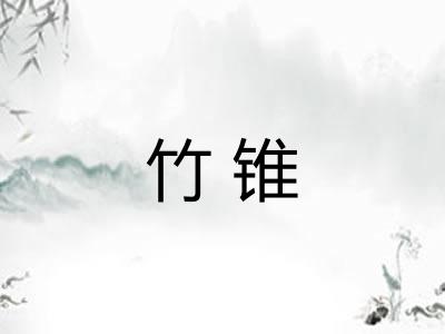 竹锥 竹锥