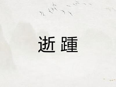 逝踵