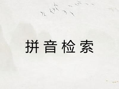 拼音检索