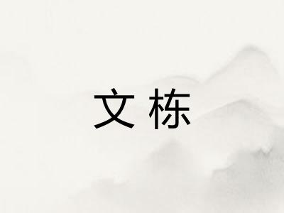 文栋 文栋