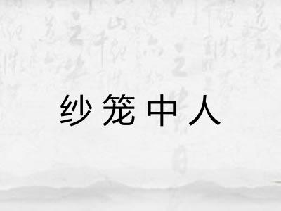 纱笼中人