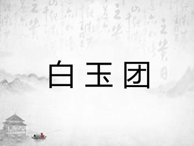 白玉团