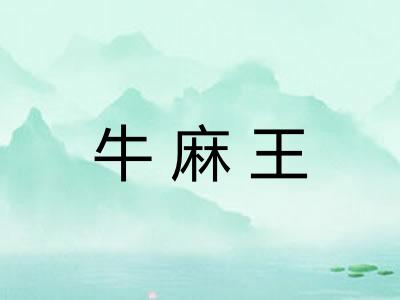 牛麻王