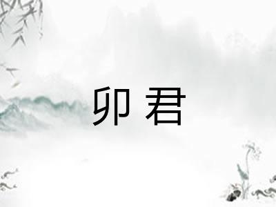 卯君