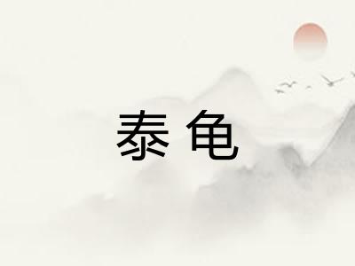 泰龟 泰龟