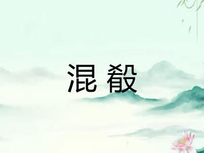 混殽