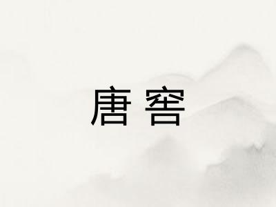 唐窖