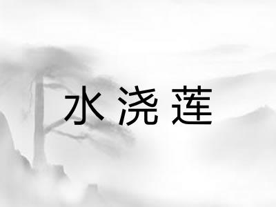 水浇莲