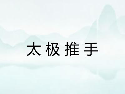 太极推手