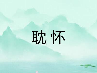 耽怀
