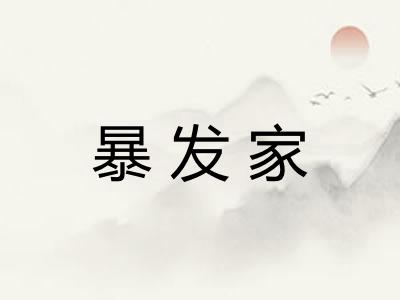 暴发家