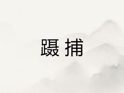 蹑捕