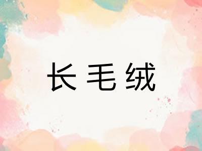 长毛绒 长毛绒