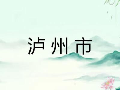 泸州市