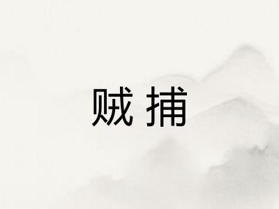 贼捕