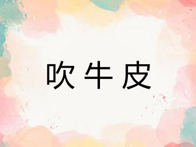 吹牛皮