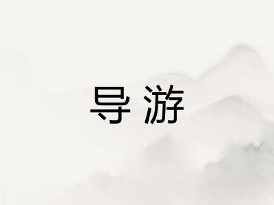 导游
