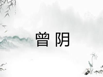 曾阴