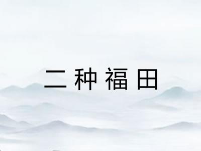 二种福田