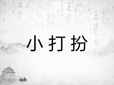 小打扮