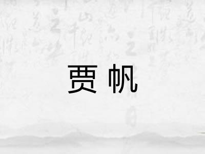 贾帆