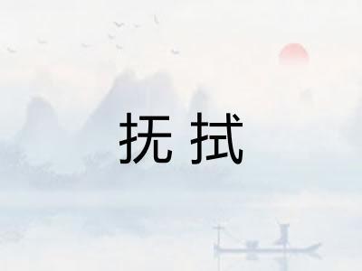抚拭