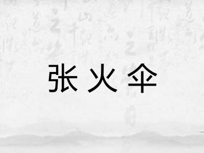 张火伞
