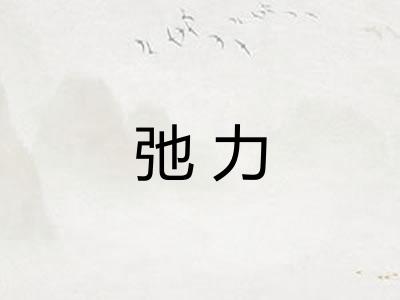 弛力