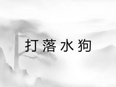 打落水狗