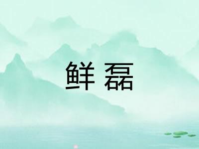 鲜磊