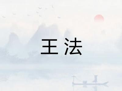王法 王法