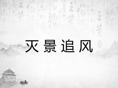 灭景追风