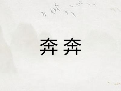 奔奔