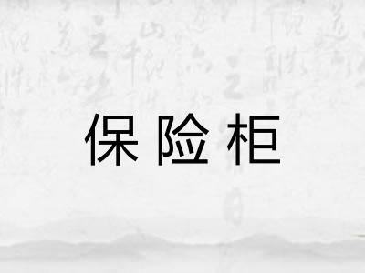 保险柜