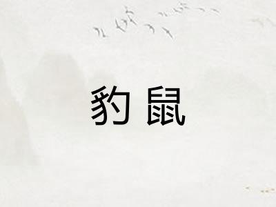 豹鼠