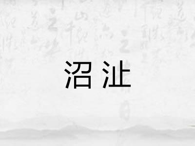 沼沚