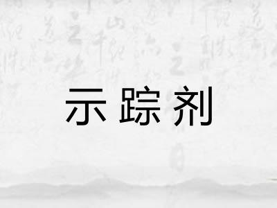 示踪剂