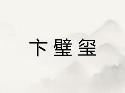卞璧玺