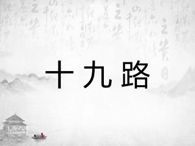 十九路