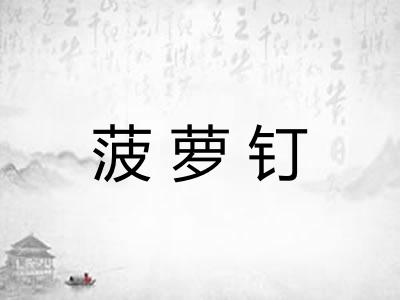 菠萝钉 菠萝钉