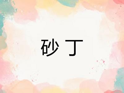 砂丁