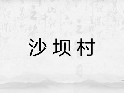沙坝村
